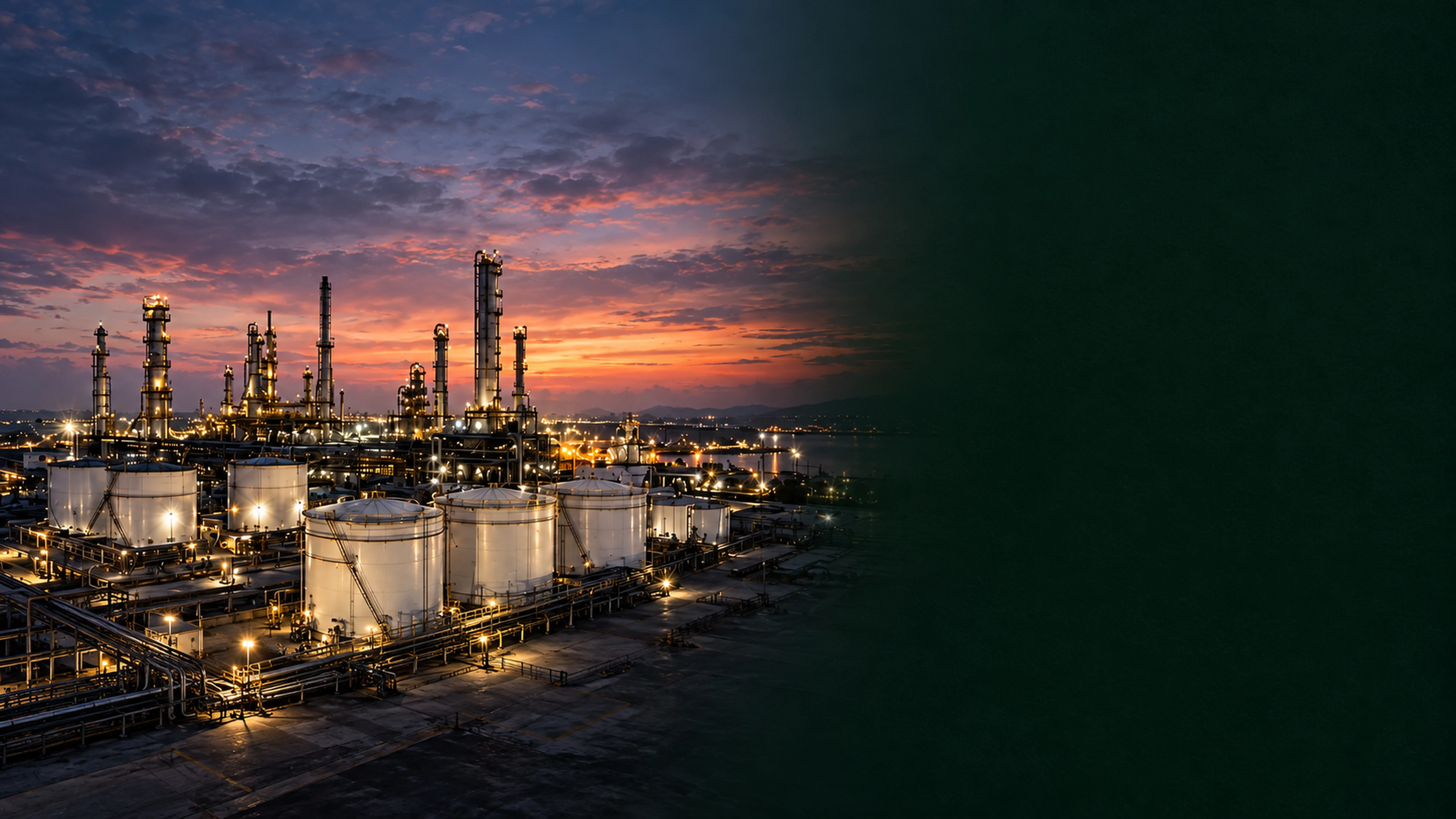 International refinery and storage infrastructure