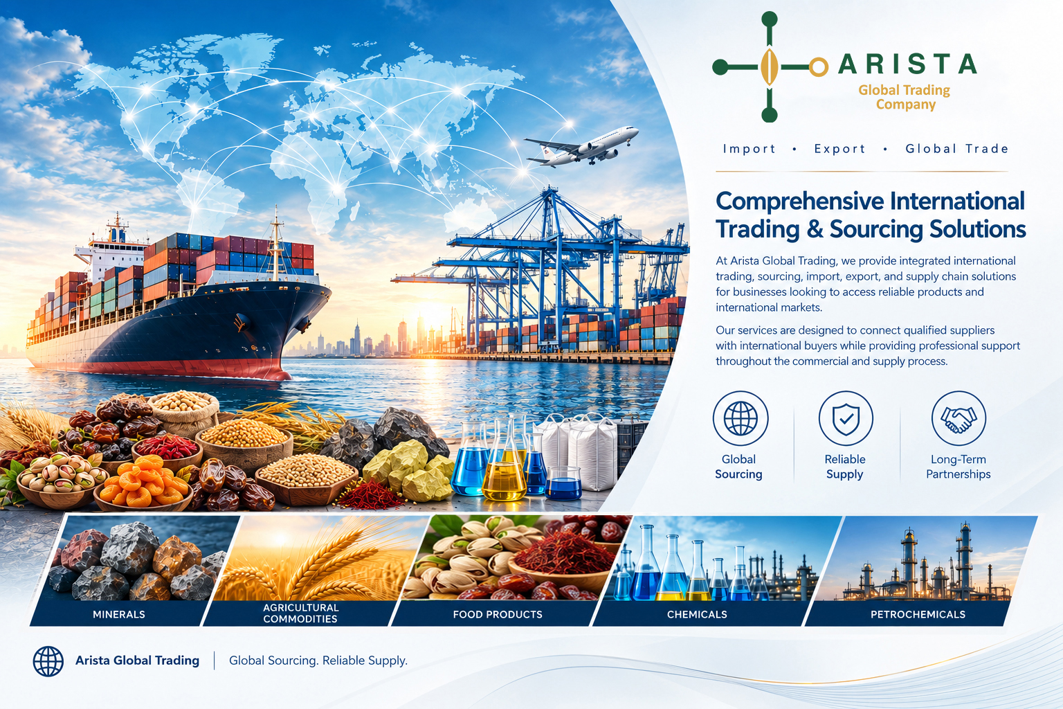 Arista Global Trading connecting international supply networks
